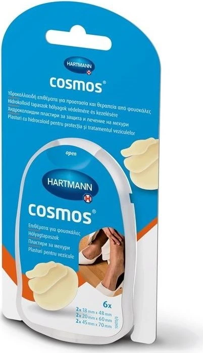 Hartmann cosmos Blasenpflaster Mix beige, 6 Stück