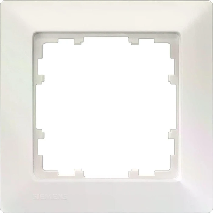Siemens DELTA line Rahmen 1-Fach, 80x80mm, titanweiß