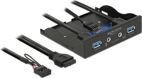 DeLOCK USB 3.0 2-port + HD-Audio Frontpanel