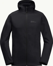 Jack Wolfskin Alpgrat Hooded FZ Jacke schwarz (Herren)
