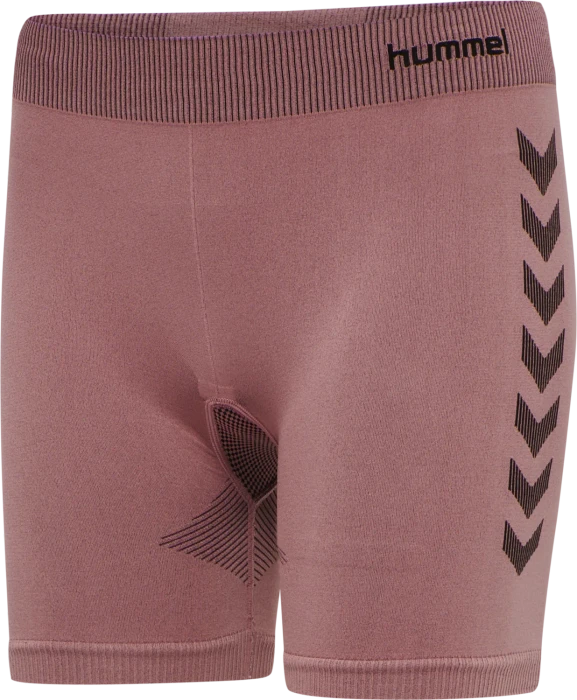 hummel Seamless Training Short Tights Hose kurz dusty rose (Damen)