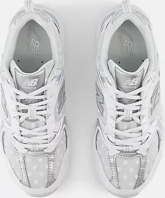New Balance 530 white/silver metallic