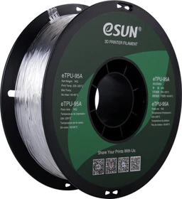 eSUN eTPU-95A, clear, Spule, 1.75mm, 1.00kg