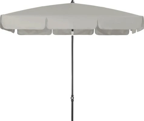 Doppler Sunline 185 Manual Waterproof Mittelmastschirm 188x115cm hellgrau