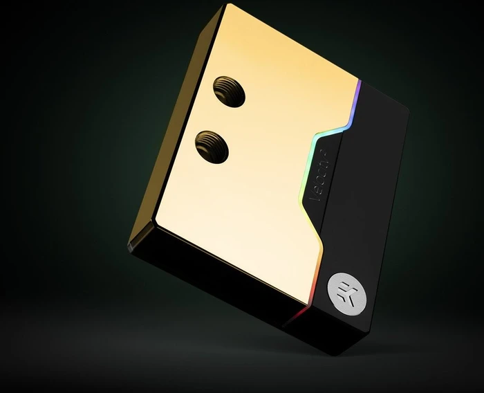 EK Water Blocks Quantum Line EK-Quantum Velocity² D-RGB, AM4, Nickel, Gold
