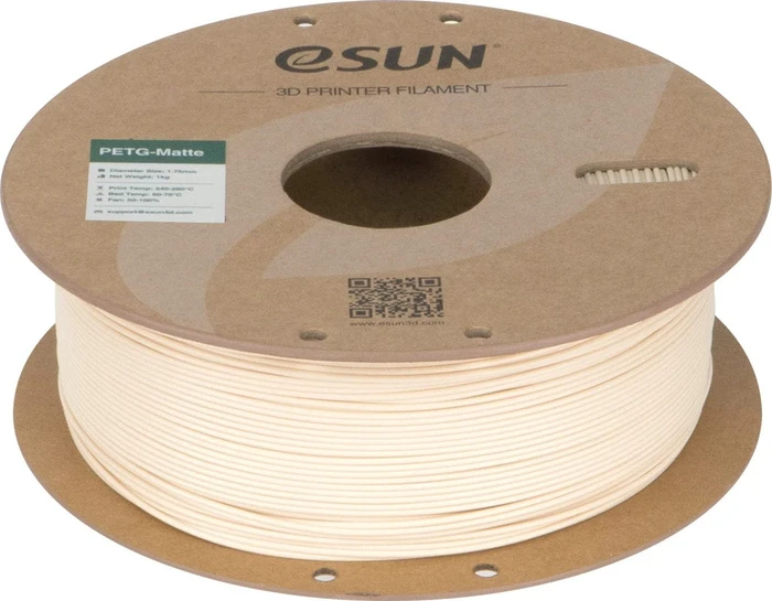 eSUN 3D PETG, Alabaster White, Spule, 1.75mm, 1.00kg