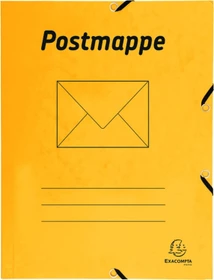 Exacompta Postmappe, A4, gelb