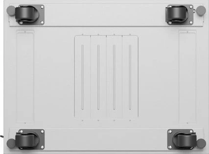 Lanberg 19" Rackschrank 15HE, LCD, freistehend, Flat Pack, V2, Glastür, IP20, RAL 7035, 800mm tief