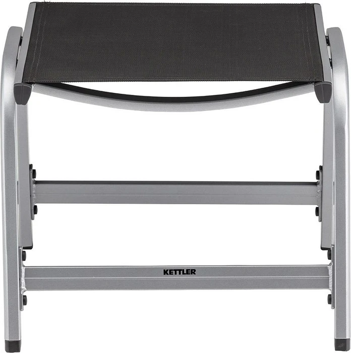 Kettler Basic Plus Gartenhocker silber/anthrazit