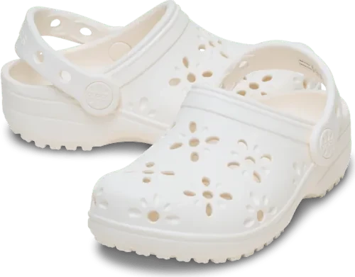 Crocs Classic Floral Cut-Out chalk (Junior)