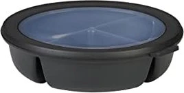 Mepal Bento Bowl Cirqula rund Aufbewahrungsbehälter 1l nordic black