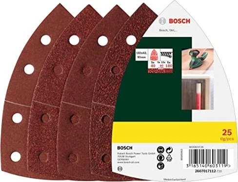 Bosch DIY Deltaschleifblatt-Set