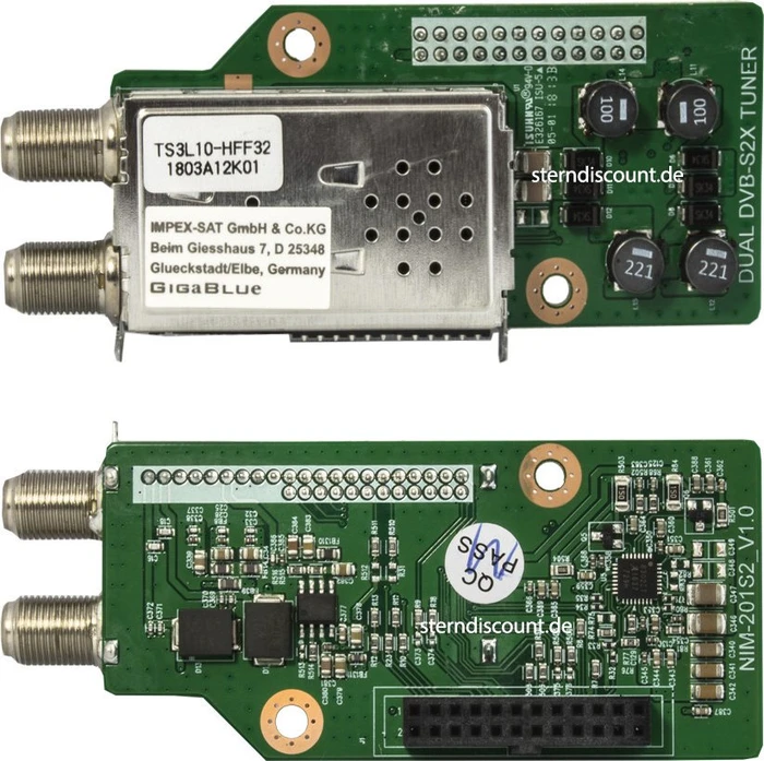 GigaBlue DVB-S2X Twin Tunermodul