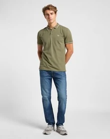Lee Regular Pique Poloshirt kurzarm mercantile green (Herren)