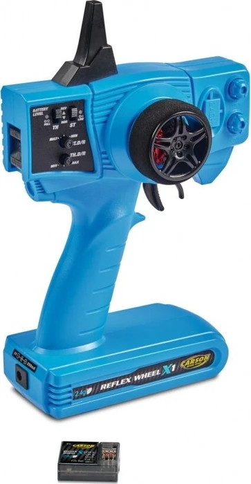 Carson FS Reflex Wheel X1 2-Kanal 2.4GHz blaue Version Fernsteuerung