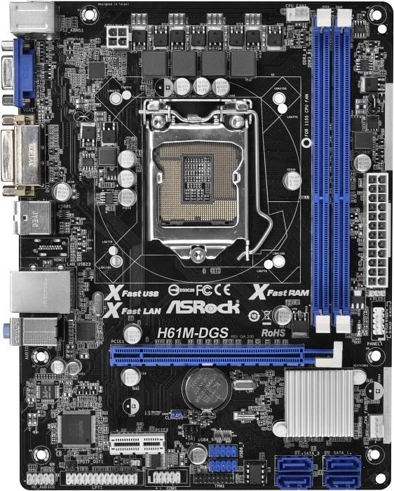 ASRock H61M-DGS R2.0 (Intel 1155)