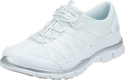 Skechers Gratis Strolling weiß/silber (Damen)