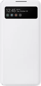 Samsung S-View Wallet Cover für Galaxy A42 5G weiß