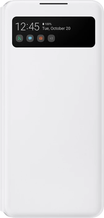 Samsung S-View Wallet Cover für Galaxy A42 5G weiß