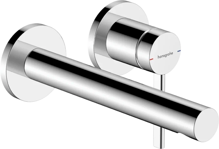 Hansgrohe Zesis S Einhebel-Waschtischarmatur Unterputz für Wandmontage mit Auslauf 19.4 cm chrom