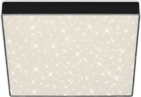 Briloner Flame Star Sternenhimmel LED Deckenleuchte 21W 28.7cm schwarz