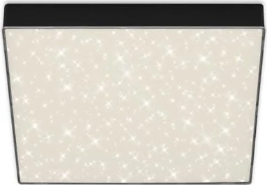 Briloner Flame Star Sternenhimmel LED Deckenleuchte 21W 28.7cm schwarz