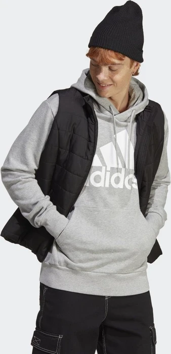 adidas Essentials French Terry Big Logo Hoodie medium grey heather (Herren)