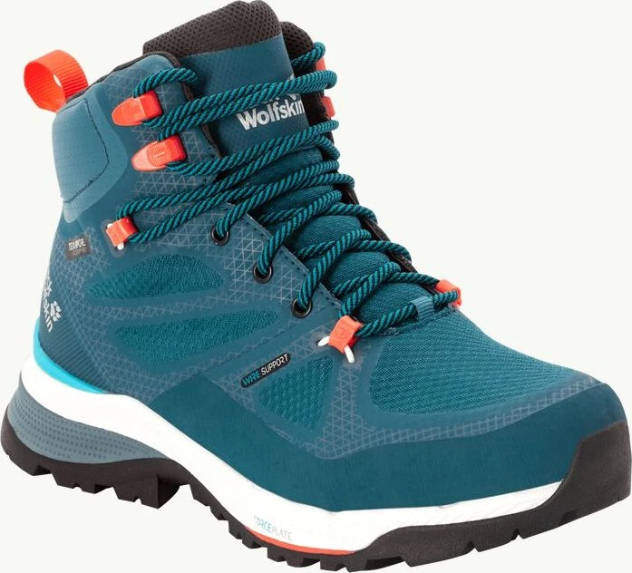 Jack Wolfskin Force Striker Texapore Mid blue/coral (Damen)