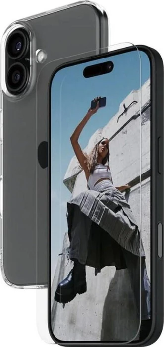 PanzerGlass Safe TPU Case für Apple iPhone 16 transparent