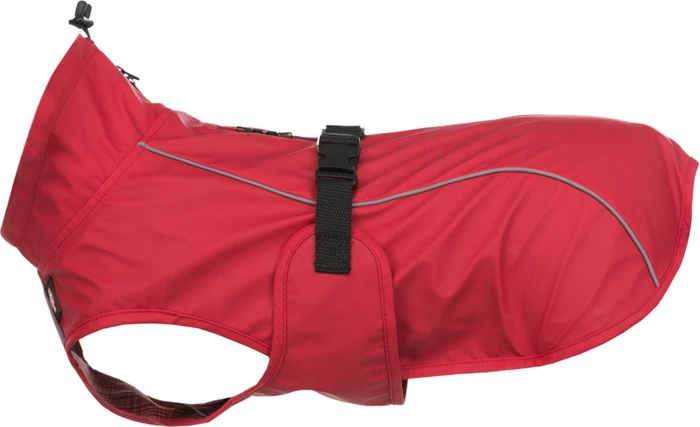 Trixie Vimy Regenmantel für Hunde, rot, 40cm