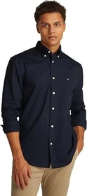 Tommy Hilfiger Flex Regular Fit Hemd langarm navy blue (Herren)