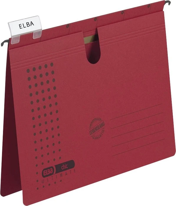 Elba chic ultimate Hängehefter, A4, rot, 5er-Pack (100552110)