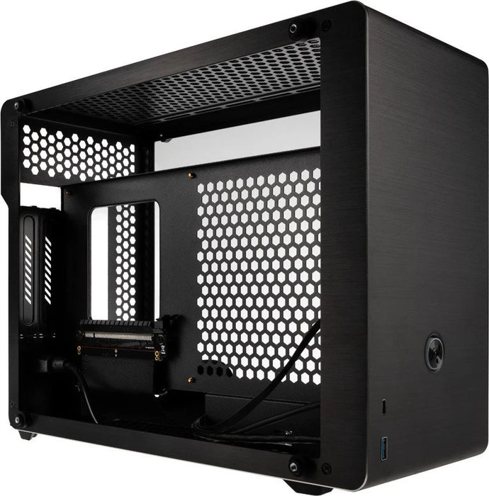 Raijintek Ophion Evo, schwarz, Glasfenster, Mini-ITX