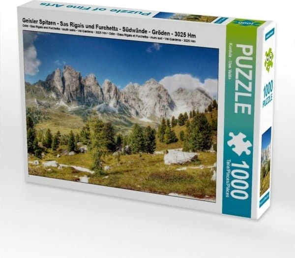 Calvendo Geisler Spitzen - Sas Rigais und Furchetta - Südwände - Gröden - 3025 Hm