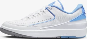 Nike Air Jordan 2 Low white/cement grey/university blue (Herren)