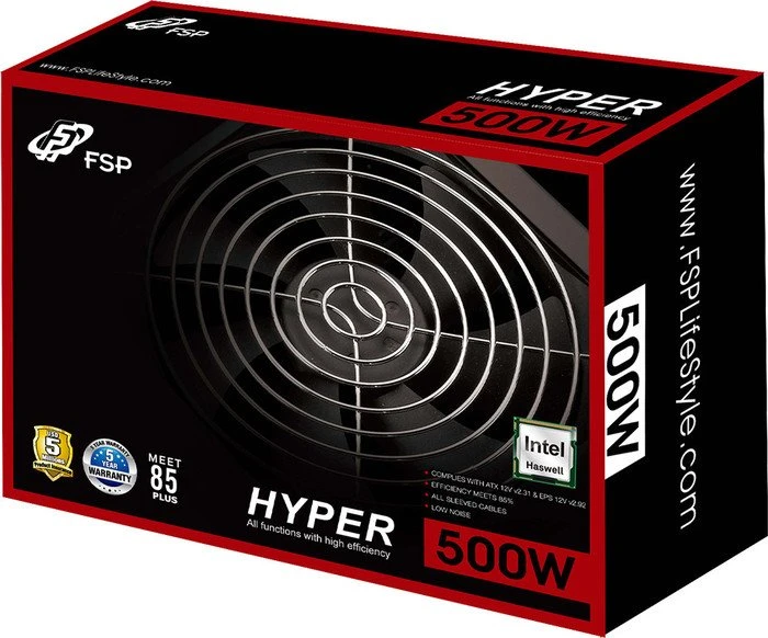 FSP Hyper S 500W, ATX 2.31