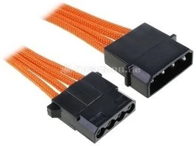 BitFenix Alchemy 4-Pin Molex Verlängerung 45cm, sleeved orange (BFA-MSC-MM45OK-RP)