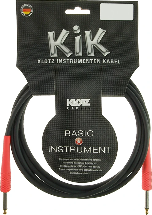 Klotz KIK schwarz/rot 6.0m