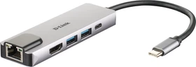 D-Link 5-in-1 USB-C Hub with HDMI/Ethernet/Power Delivery