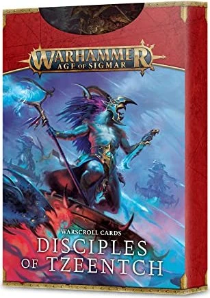 Games Workshop Warhammer Age of Sigmar - Warscrolls: Disciples of Tzeentch 2022