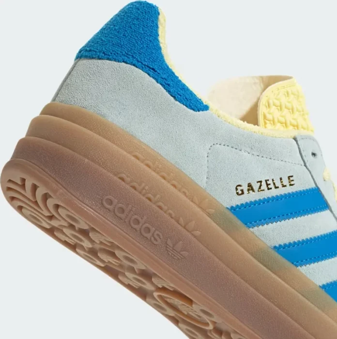 adidas Gazelle Bold almost blue/bright blue/almost yellow (Damen)