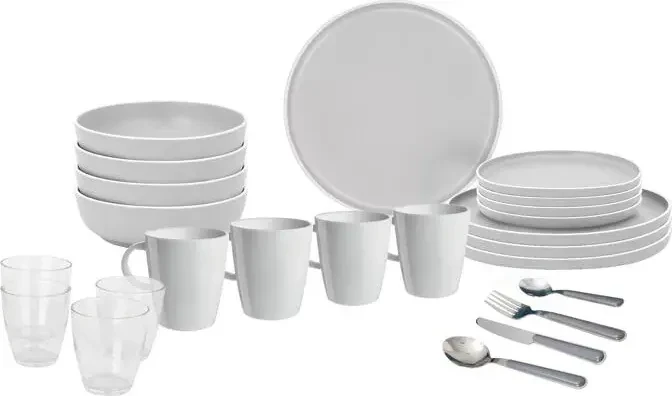 Brunner All Inclusive 36-teilig Geschirrset dolomit white
