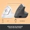 Logitech Lift Vertical Ergonomic Mouse, Off-White, Logi Bolt, USB/Bluetooth Vorschaubild
