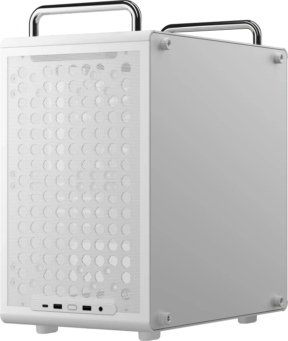 Cooler Master MasterBox Qube 340, weiß, Glasfenster