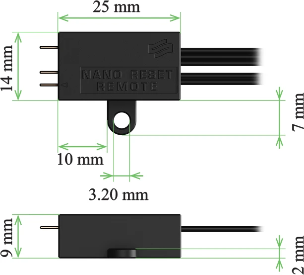 Endorfy SilentiumPC Nano-Reset Remote ARGB KIT, LED Controller, Splitter Kabel, 5V, 3-Pin, 4-fach