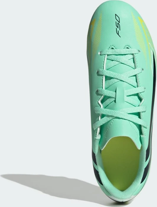 adidas F50 Hyperfast Club FG/MG pulse mint/night navy/solar lemon (Junior)