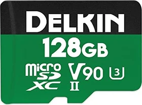 Delkin Power 2000X R300/W250 128GB Kit, UHS-II U3, Class 10