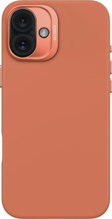 Decoded AntiMicrobial Silicone Back Cover für Apple iPhone 16 Plus sand stone pink