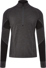 Icebreaker BodyfitZONE Winter Zone Half Zip Funktionsshirt langarm schwarz (Herren)