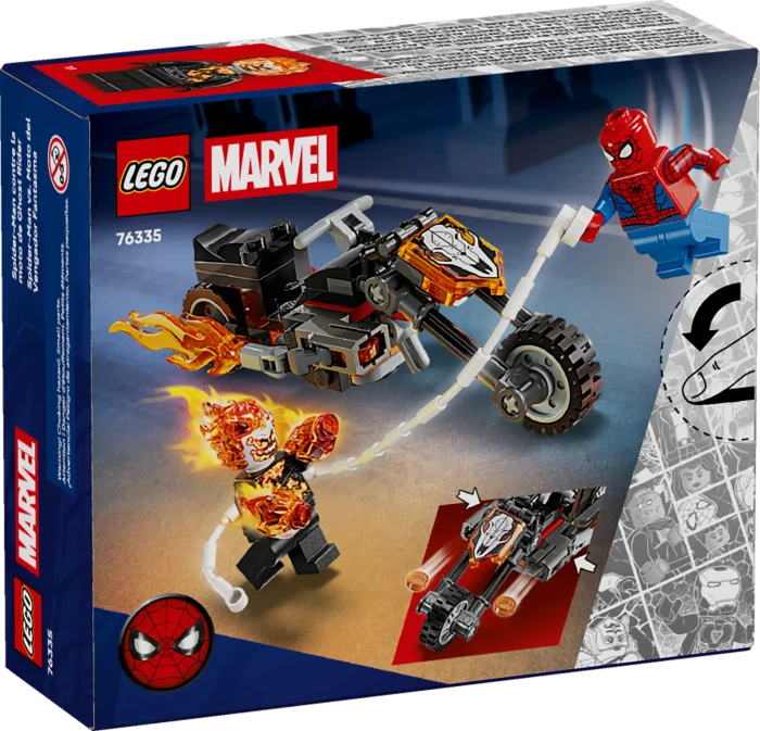 LEGO Marvel Super Heroes Spielset - Spider-Man vs. Ghost Rider auf seinem Motorrad